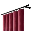 Sametový záves s riasicí páskou – Burgundy Shadow, vínovo-červená