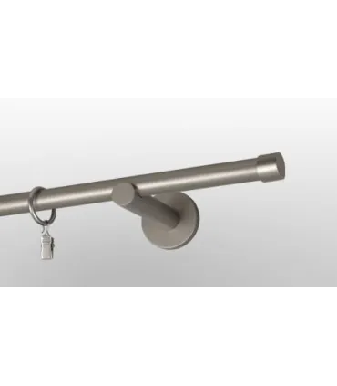 Kovová garnýž Satin 19 mm Wall Blackout Efekt Pullo