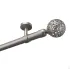 Kovová garnýž Satin 19 mm Wall Blackout Efekt Gula Modern