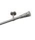 Kovová garnýž Satin 19 mm Wall Blackout Efekt Trapezium