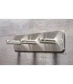 Trojitý nerezový věšák N012