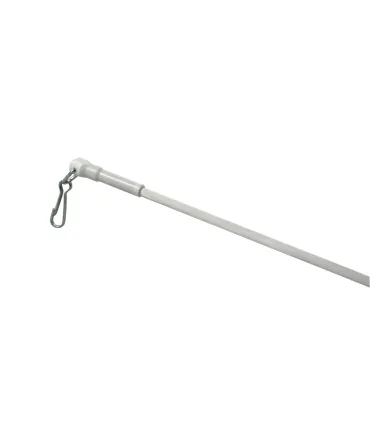 Palica záclonová  kovová biela 50cm