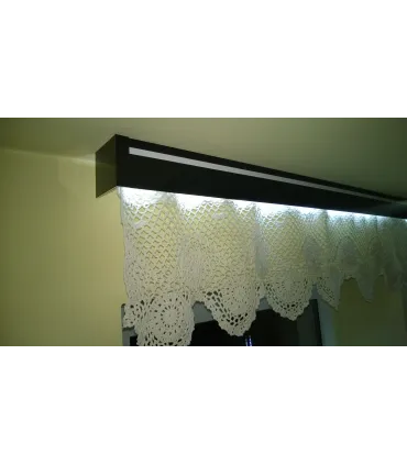 Garnýž Galaxy dvouřadá černá s dekoračním páskem