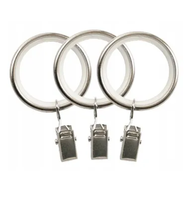 Kroužek tichy se skřipcem 1 kus Efekt nerezová ocel  Ø19 mm