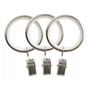 Kroužek tichy se skřipcem 1 kus Efekt nerezová ocel  Ø19 mm