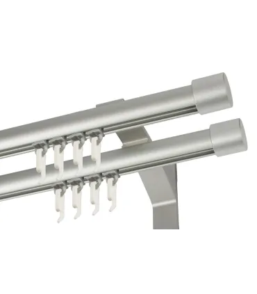 Garniža dvojitá hliníkový profil INOX koncovka Gula Frez