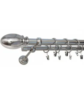 Efekt-nerezová oceľ  Ø 25/19 mm - Beluno