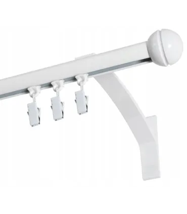 Jednoduchá garniža hl. profil BIELA koncovka Gula Frez