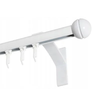 Jednoduchá garniža hl. profil BIELA koncovka Gula Frez