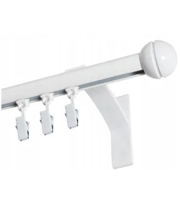 Jednoduchá garniža hl. profil BIELA koncovka Gula Frez