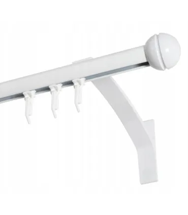 Jednoduchá garniža hl. profil BIELA koncovka Gula Frez