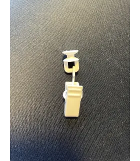 Skřipec kovový rotačný bílý 10ks