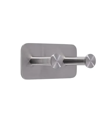 Dvojitý samolepiaci vešiak Inox N008