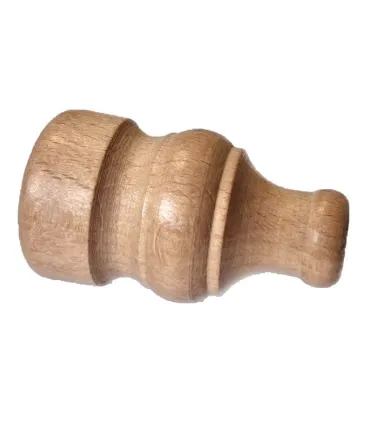 Konec 28mm dřevěné záclonové tyče