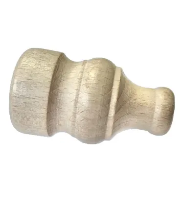 Konec 28mm dřevěné záclonové tyče