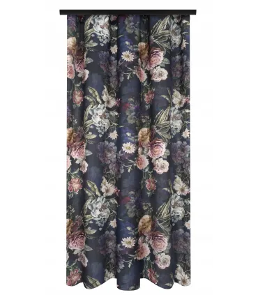 Závěs na řasící pásce farba Flores 02