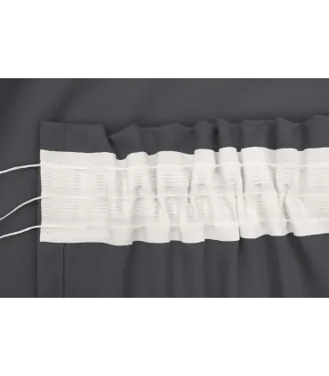 Závěs na řasící pásce farba Olivově Šedá