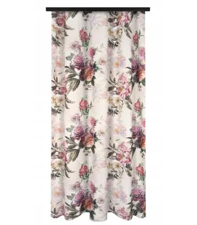 Závěs na řasící pásce 140cmx250 cm farba Flores 02