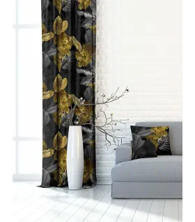 Závěs na řasící pásce  farba Dorado 01