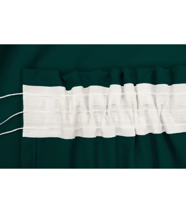Záves na riasiacej páske 140cmx250 cm farba Fľaškovo zelená