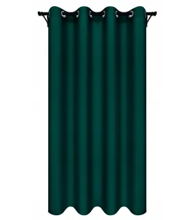 Záves na riasiacej páske 140cmx250 cm farba Fľaškovo zelená