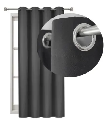 Závěs s kroužky 140cmx250 cm barva Olivově Šedá