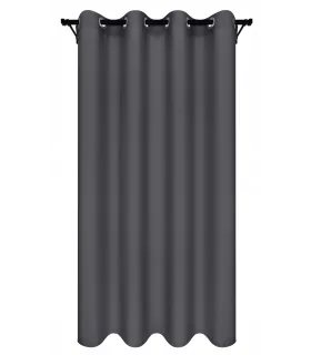 Závěs s kroužky 140cmx250 cm barva Olivově Šedá