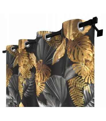 Závěs s kroužky 140cmx250 cm barva Dorado 01