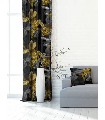 Závěs s kroužky 140cmx250 cm barva Dorado 01