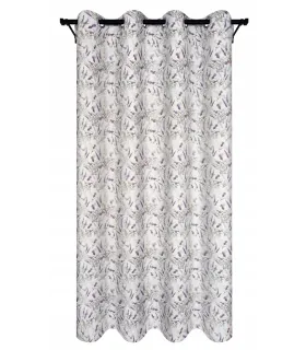 Závěs s kroužky barva Levandule