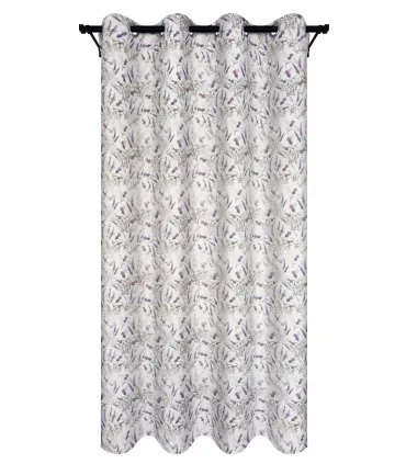 Závěs s kroužky barva Levandule