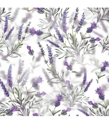 Závěs s kroužky barva Levandule