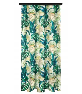 Závěs na řasící pásce farba Flores 02