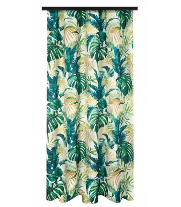 Závěs na řasící pásce farba Flores 02