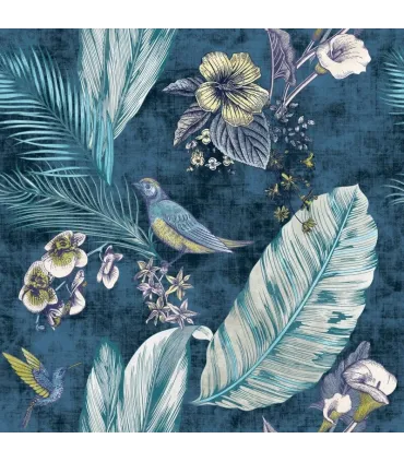 Závěs na řasící pásce farba Flores 02