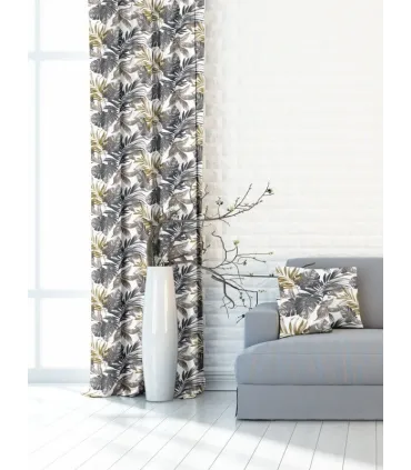 Závěs na řasící pásce farba Gris