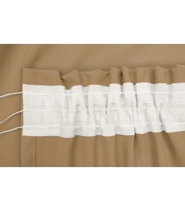 Závěs na řasící pásce farba Olivově Šedá