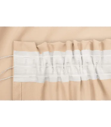 Závěs na řasící pásce barva Kamenná Šedá