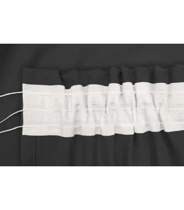 Závěs na řasící pásce barva Klasický grafit