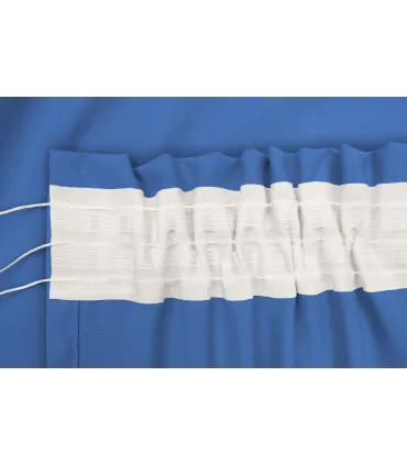 Závěs na řasící pásce barva Královská modrá