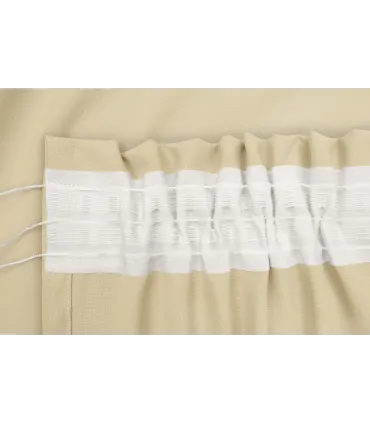 Závěs na řasící pásce barva Jemný ecru