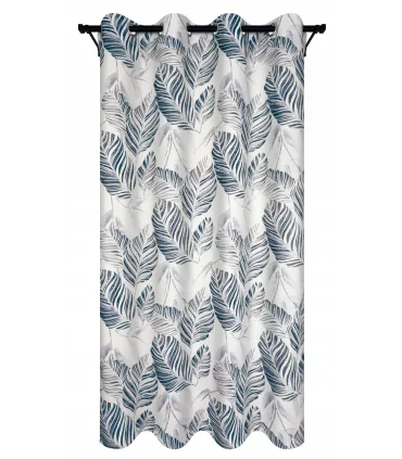 Závěs s kroužky barva Gris