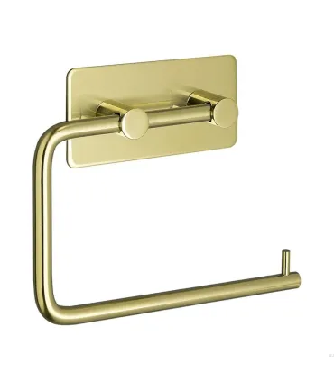 Samolepící držák na toaletní papír, leštěné zlato