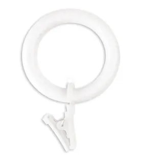 Dřevěné kroužky na záclonové tyče