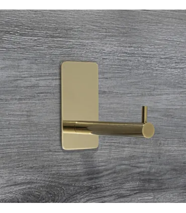 Samolepící držák na toaletní papír, leštené zlato