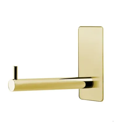 Samolepící držák na toaletní papír, leštené zlato