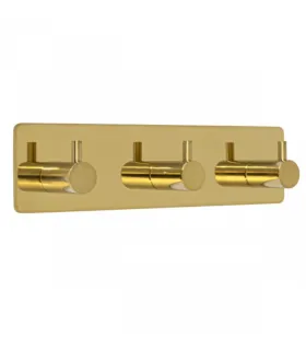 Trojitý samolepící věšák, leštěná nerezavějící ocel