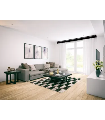 Garnýž Galaxy dvouřadá černá s dekoračním páskem