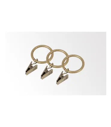 Krúžok so štipcom kus antik  Ø19 mm