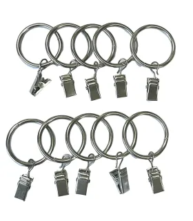 Kroužek se skřipcem kus Efekt nerezová ocel Ø19 mm